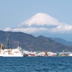 さわやかな清水港周辺、ドライブとハイキング